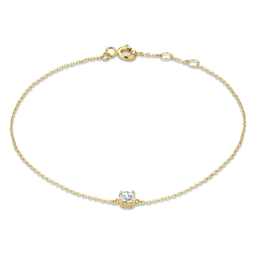 Clea Bracciale con Pietre preziose Oro bianco